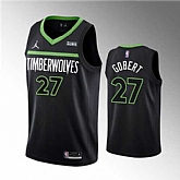 Men's Minnesota Timberwolves #27 Rudy Gobert Black Statement Edition Stitched Jersey Dzhi,baseball caps,new era cap wholesale,wholesale hats